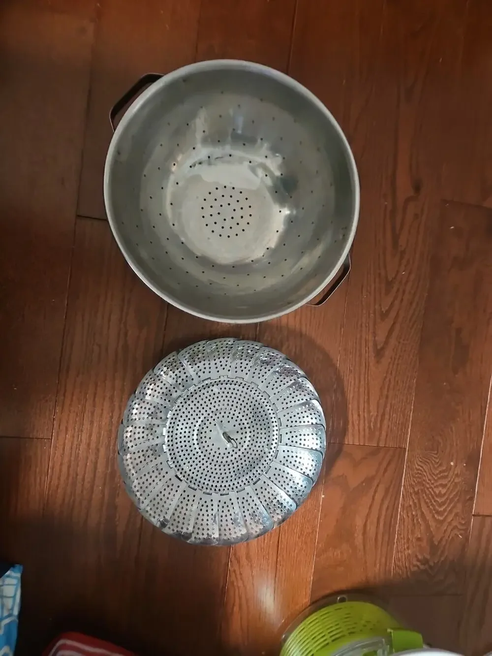 Vintage Cook Time Colander Stainless Steel 11